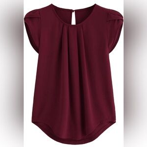 Milumia Woman’s Burgundy Blouse